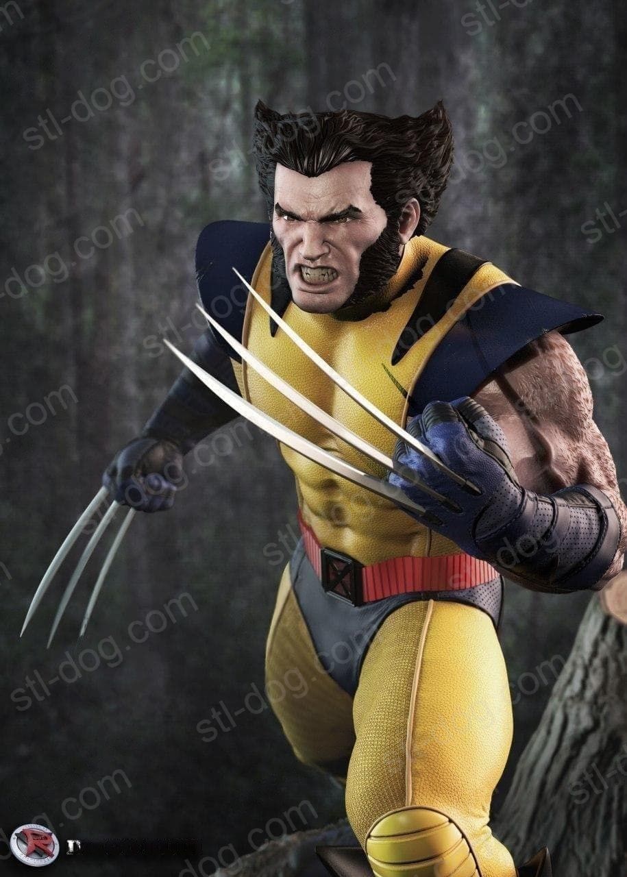 X战警(X-Men) 金刚狼(Wolverine) 3D打印图纸